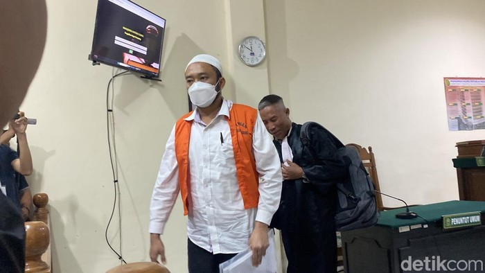 Suasana sidang kasus penembakan Gamma oleh Aipda Robig Zaenudin di Pengadilan Negeri (PN) Semarang, Kecamatan Semarang Barat, Selasa (15/7/2025).