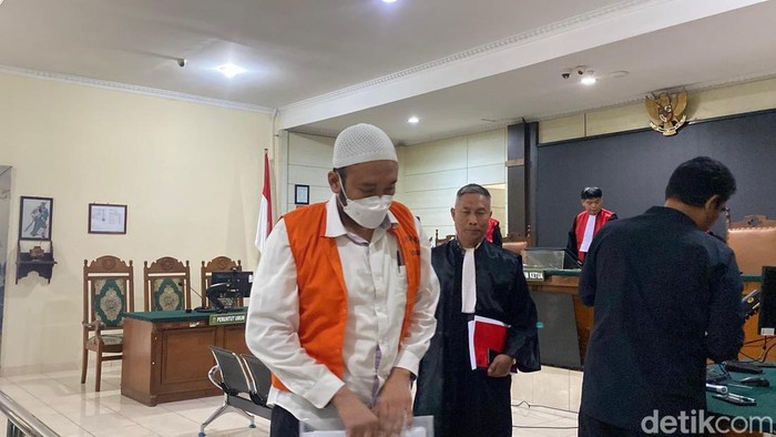 Suasana sidang kasus penembakan Gamma oleh Aipda Robig Zaenudin di Pengadilan Negeri (PN) Semarang, Kecamatan Semarang Barat, Selasa (15/7/2025).