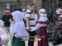 Soal Aturan Ayah Antar Anak pada Hari Pertama Sekolah, Najelaa Shihab Bilang Begini