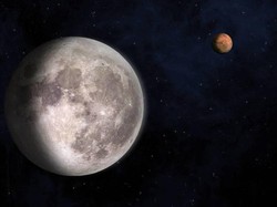 Fenomena Langit Istimewa, Bulan Sabit dan Mars Akan Berdampingan