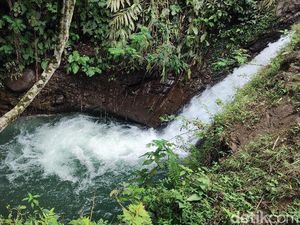 Keindahan Curug Panganten Ciamis yang Dibuka Lagi