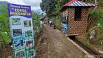 Keindahan Curug Panganten Ciamis yang Dibuka Lagi