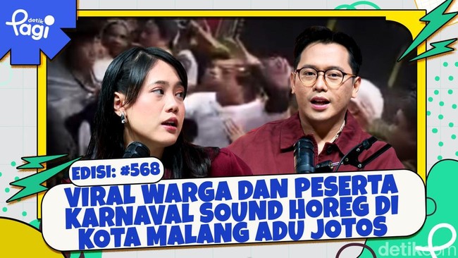 Viral Warga dan Peserta Karnaval Sound Horeg di Kota Malang Adu Jotos