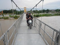 Dua Kali Ambruk, Jembatan Gantung Akses Vital Warga Sigi Kembali Difungsikan