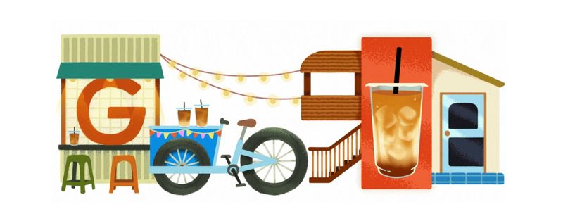 Google Doodle Kopi Susu Gula Aren.