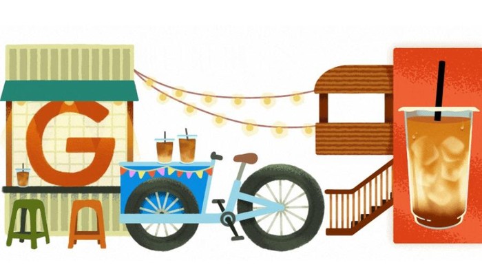 Google Doodle Kopi Susu Gula Aren.