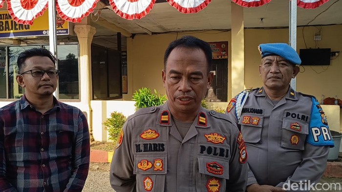Kapolsek Bajeng Iptu Muh. Haris.