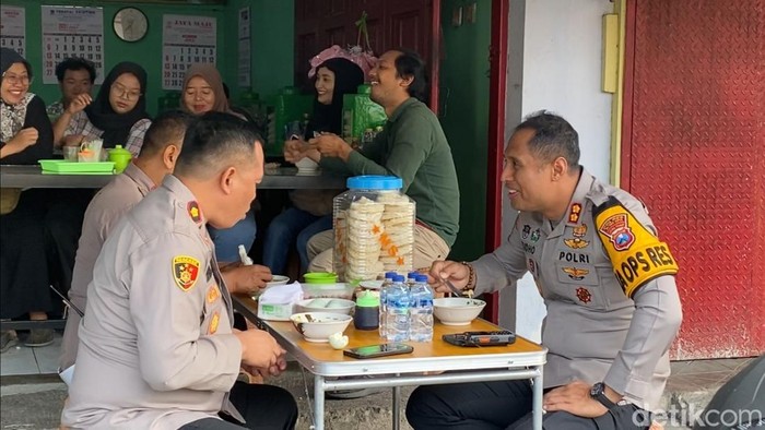 Kapolres Blitar Kota sarapan bareng wartawan