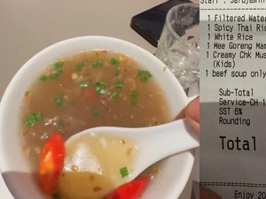 Kecewa! Pelanggan Beli Sup Polos Harganya Sampai Rp 38 Ribu