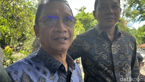 Kepala Dinas Pekerjaan Umum, Penataan Ruang, Perumahan, dan Kawasan Permukiman (PUPRKIM) Bali Nusakti Yasa Wedha, Senin (14/7/2025). (Rizky Setyo)