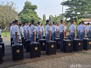 Potret Calon Paskibraka Upacara HUT ke-80 RI Jalani Tantingan