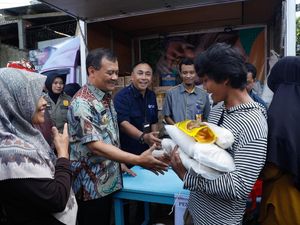 Pemprov Jateng Gelar Gerakan Pangan Murah, Warga: Lumayan Bisa Ngirit