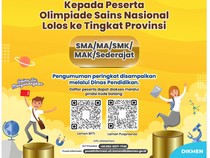 Link Pengumuman OSN SMA 2025 Tingkat Kabupaten/Kota dan Cara Ceknya