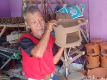Geliat UKM Gerabah Desa Bentangan Klaten, Bertahan di Tengah Peralatan Modern