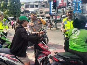 550 Pengendara Kena Tilang di Hari Pertama Operasi Patuh Toba Sumut
