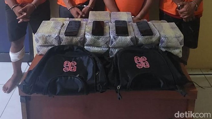 Polda Sumut membongkar 20 kilogram sabu di Tanjung Balai dan Asahan, Jumat (27/7/2025).