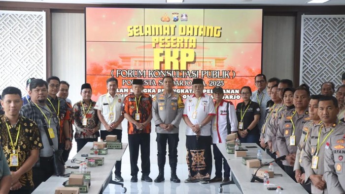 Polresta Sidoarjo menggelar Forum Konsultasi Publik