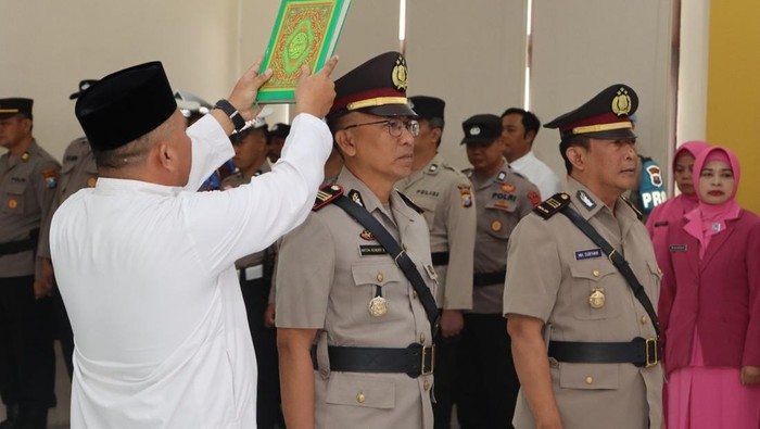 Proses Serah Terima Jabatan Kapolsek Batu dan Bumiaji