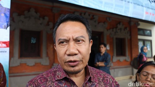 Rektor Unud I Ketut Sudarsana seusai menghadiri kuliah umum BNN di kampus Jimbaran, Selasa (15/7/2025).