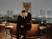 Romantisnya Rey Mbayang dan Dinda Hauw Saat Makan Bersama