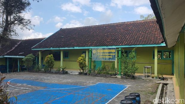 SD Muhammadiyah Wareng, Wonosari, Gunungkidul yang tidak mendapatkan murid baru tahun ini, Selasa (15/7/2025).
