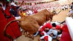 Tradisi Ekstrem San Fermin di Spanyol Bikin Turis Deg-degan