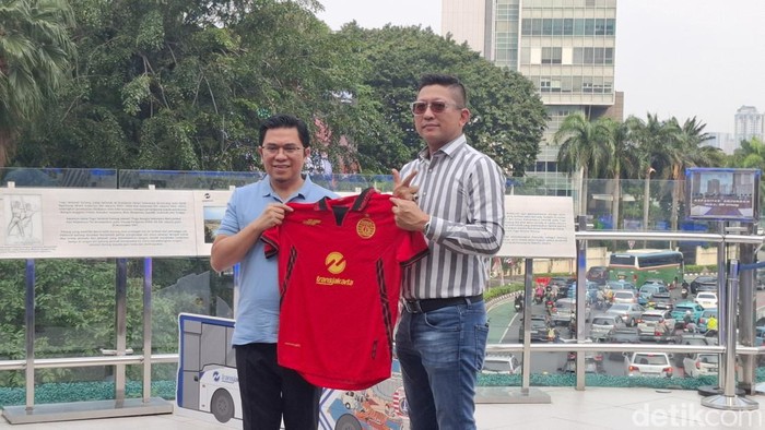 Transjakarta dan Persija teken MoU kerja sama. (Belia/detikcom)