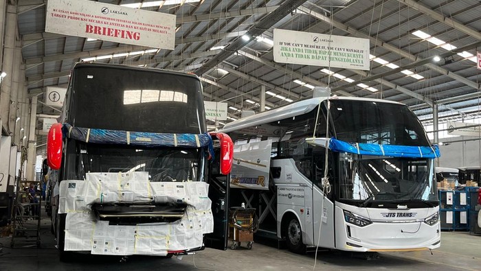 Daya beli melemah, pesanan bus di karoseri ikutan turun