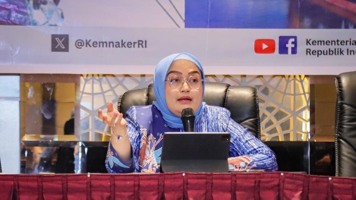Dirjen PHI dan Jamsos Kemnaker, Indah Anggoro Putri.