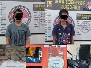 2 Pria di Ogan Ilir Ditangkap Bawa 1 Kg Sabu, Dikendalikan Napi Lapas Riau