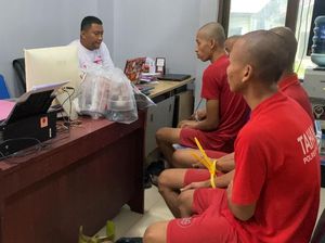 4 Pria Pandeglang Ditangkap gegara Curi Laptop-Tabung Gas demi Beli Rokok
