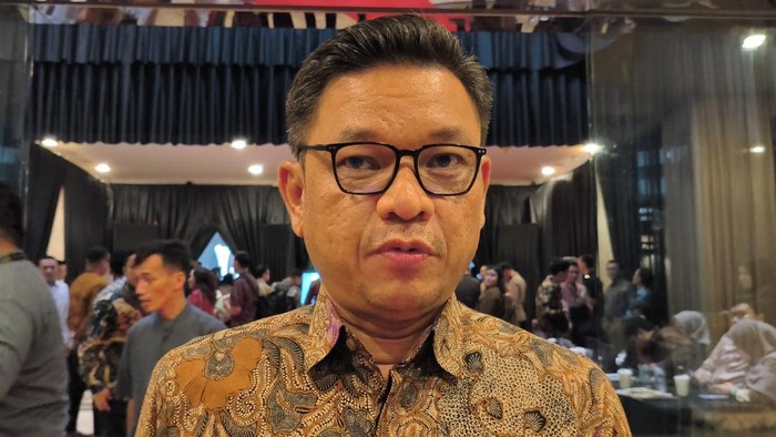 Gubernur Lemhannas, TB Ace Hasan Syadzily dalam gelaran Hoegeng Awards 2025 di Auditorium Mutiara STIK-PTIK Polri, Jakarta Selatan. (Kurniawan/detikcom)