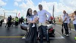 Julie Estelle Angkat Piala Balap di Jepang Bareng Suami
