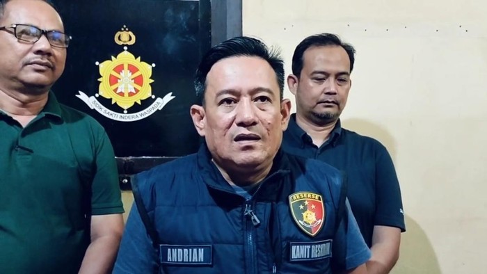 Kanit Reskrim Polsek IT 1 Palembang AKP Andrean Novalezi