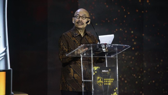 Dewan Pakar Hoegeng Awards 2025, Mas Achmad Santosa, menjelaskan kriteria atau faktor penentu sosok Polisi Inovatif dalam Hoegeng Awards 2025.