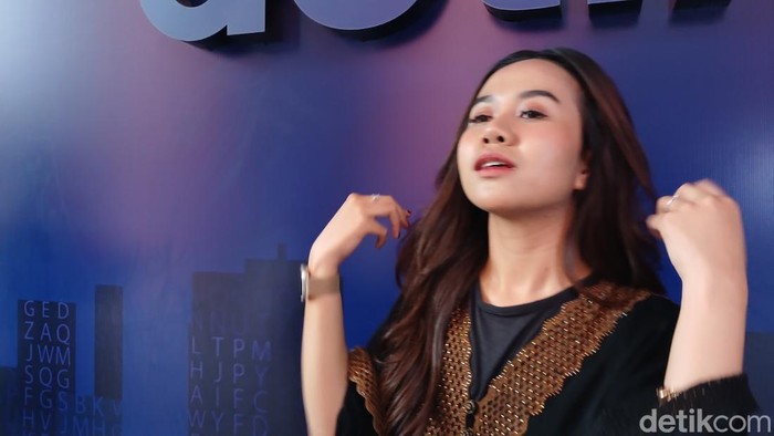 Mayang saat ditemui di kawasan TransTV, beberapa waktu lalu.