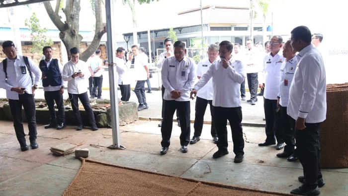 Menteri Imigrasi dan Pemasyarakatan (Imipas), Agus Andrianto, mendukung ekspor atas produk-produk unggulan karya warga binaan. (dok ist)