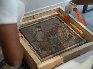 Mosaik Pompeii Kembali Setelah 80 Tahun Dicuri Nazi