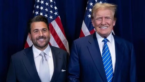 Nick Adams with US President Donald Trump. (Photo: Instagram/@nickaone)