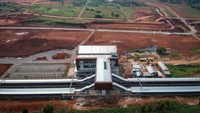 Proyek Stasiun Jatake ditargetkan selesai akhir Juli 2025 dengan progres konstruksi fisik mencapai 92,78 persen. ANTARA FOTO/Putra M. Akbar