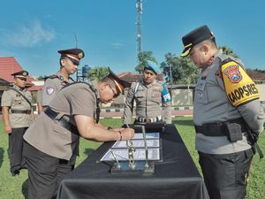 Daftar Terbaru Kasat dan Kapolsek di Polres Blitar yang Dimutasi