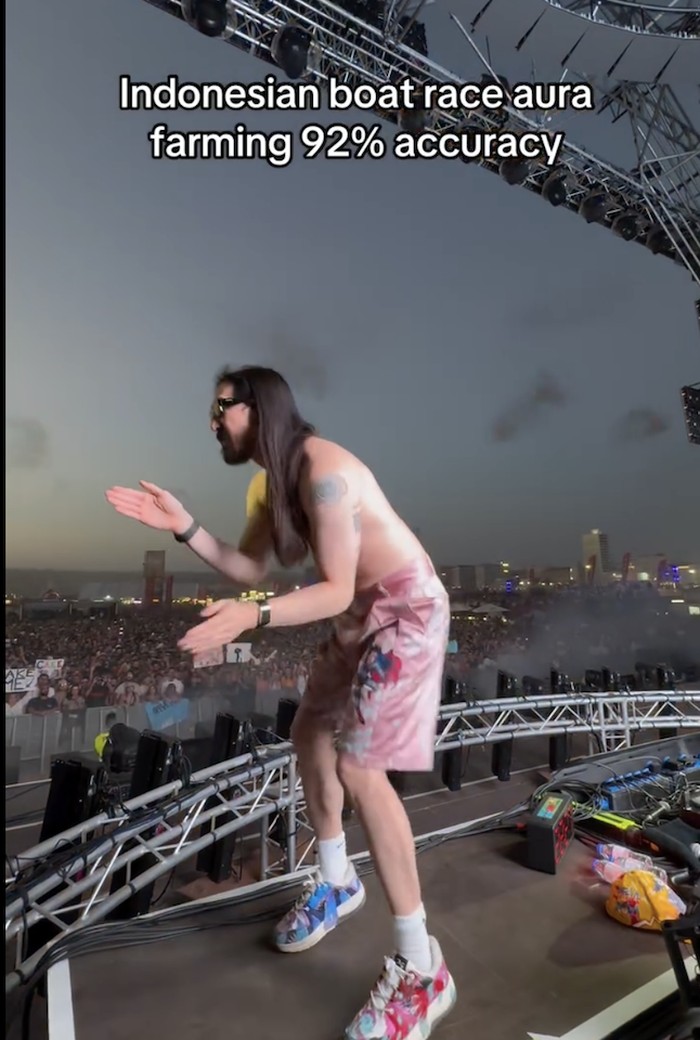 Steve Aoki mengikuti tren aura farming Pacu Jalur di Portugal Steve Aoki mengikuti tren aura farming Pacu Jalur di Portugal