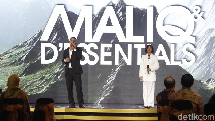 Grup musik Maliq & D’Essentials sukses membakar semangat penonton saat tampil di malam puncak Hoegeng Awards 2025 yang digelar di Auditorium Mutiara STIK-PTIK, Jakarta, Rabu (16/7/2025).