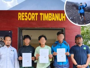 3 Pendaki Ilegal Gunung Baru Jari Rinjani Di-blacklist 5 Tahun