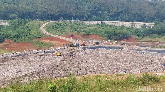 Kondisi Zona Baru di TPA Sarimukti yang sudah beroperasi