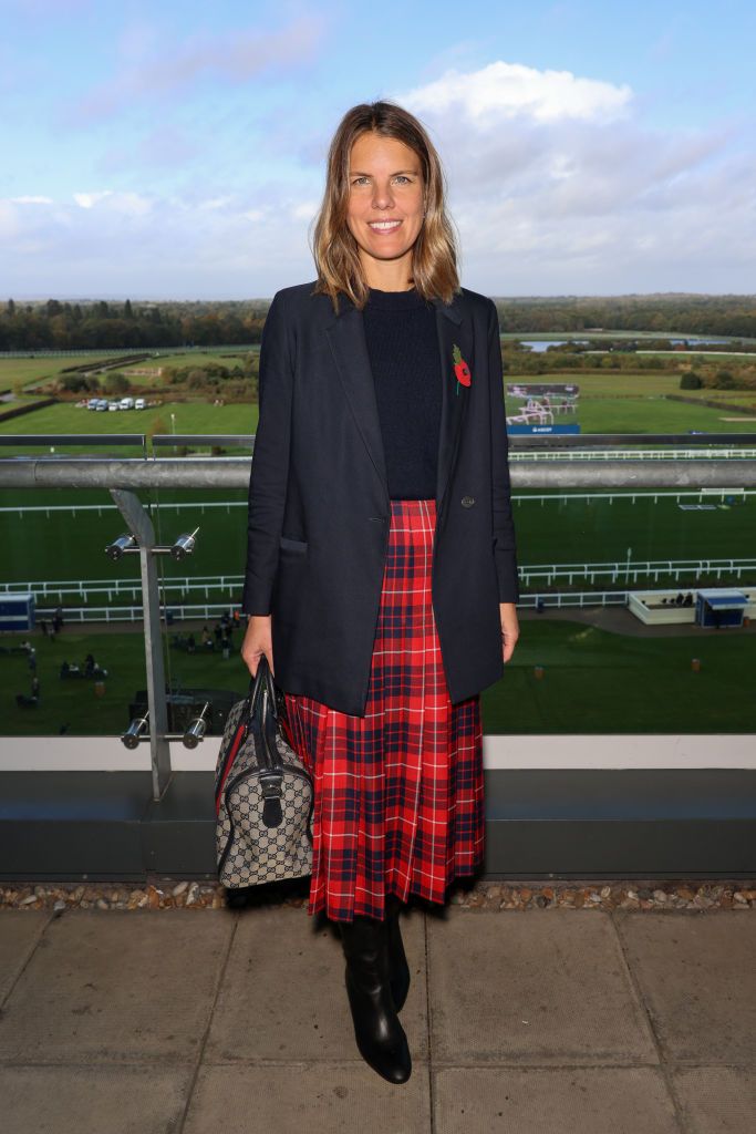 ASCOT, ENGLAND - NOVEMBER 04: Virginia Chadwyck-Healey attends Ascot Racecourse's Fireworks Raceday and the launch of the Jumps Season Lookbook at Ascot Racecourse on November 4, 2023 in Ascot, England. (Photo by Dave Benett/Getty Images for Ascot Racecourse)
