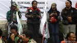 Aksi Damai Ojol Desak Perppu Ojek Daring