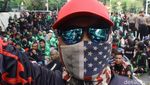 Aksi Damai Ojol Desak Perppu Ojek Daring