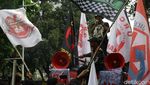 Aksi Damai Ojol Desak Perppu Ojek Daring