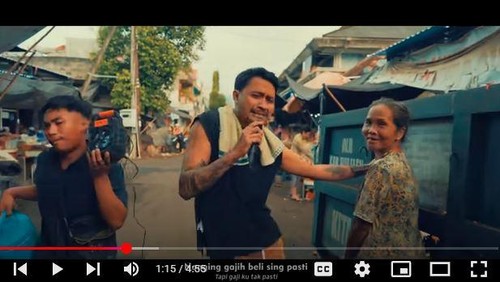 Bagus Wirata merilis lagu baru berjudul Kuli Daki. (Tangkapan layar Youtube @baguswirataofficial)